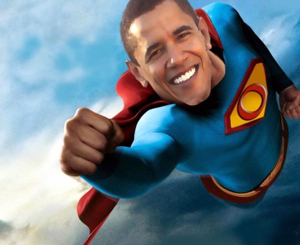 Barack Obama - superman